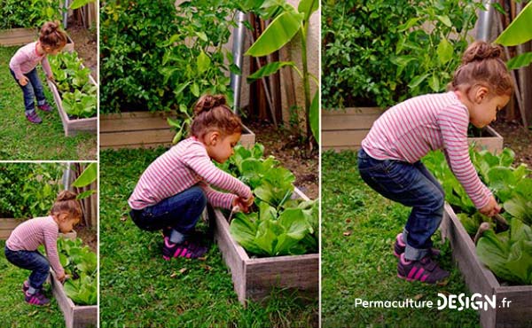 Conseils et idées ludiques pour faire découvrir la permaculture aux enfants et resserrer leur lien avec la nature tout en développant leur imagination et leur créativité !!