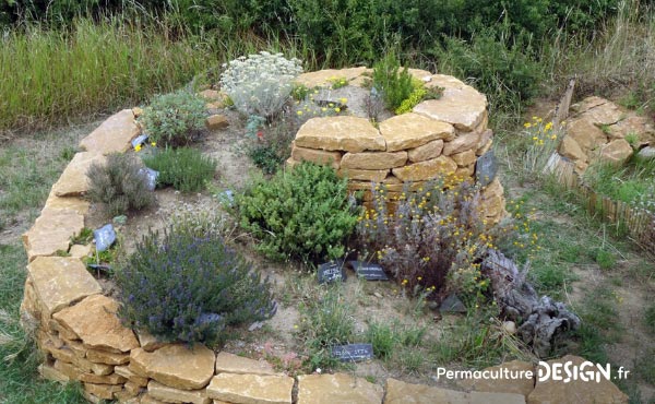 La spirale aromatique en permaculture est un genre de butte s’inspirant d’un modèle naturel très efficace pour créer, sur un espace restreint, plusieurs microclimats différents permettant l’installation de plantes aromatiques et médicinales très variées.