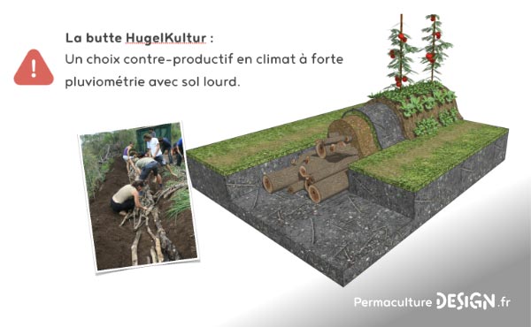 Récapitulatif des différents types de buttes de permaculture : hugelkultur, keyhole, spirale aromatique, butte autofertile, culture en lasagne, butte façon Philip Forrer…un guide complet pour faciliter votre choix !