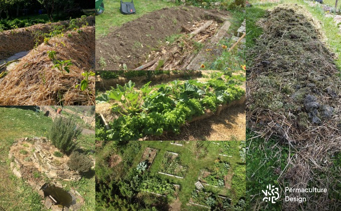 Buttes de permaculture, bien les choisir, les créer et planter.