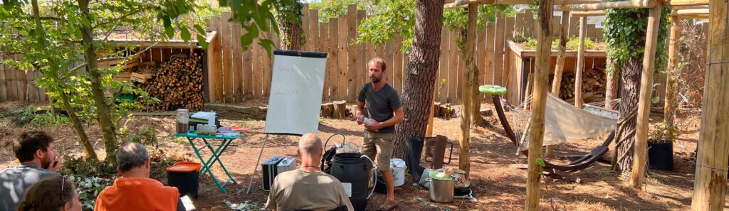 Formation création verger naturel en permaculture.